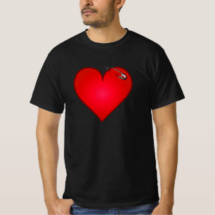 Rolig-Valentin dagT-Skjortan "har jag en HJÄRTA på T-shirt