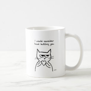 Rolig valentin - den katt kan eventuellt något kaffemugg
