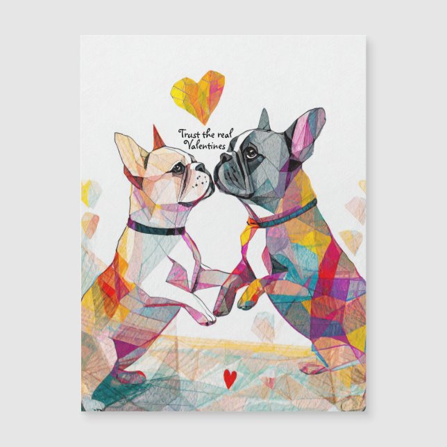 Rolig Valentine franska Bulldog älskare (Framsida)