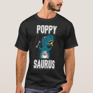 Rolig vallmoSaurus T-tröja - stolt farfardag T Shirt