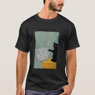 Rolig Van Gogh Katt Meme Ingen Is Version 1888 T Shirt