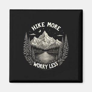 Rolig vandring mer vandring vandrare humor camping magnet