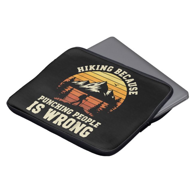 Rolig vandring utomhus laptop fodral (Framsida topp)