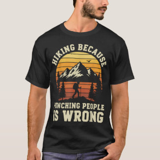 Rolig vandring utomhus Naturstig T Shirt