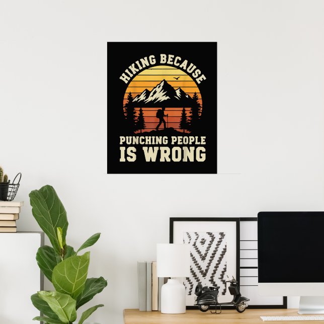 Rolig vandring utomhus poster (Hemmakontoret)