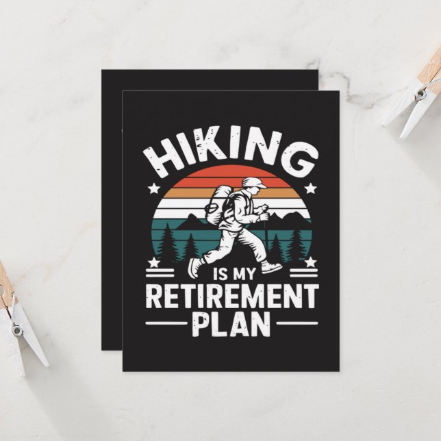 Rolig vandringscitat för pension inbjudningar (Fram/Back In Situ)