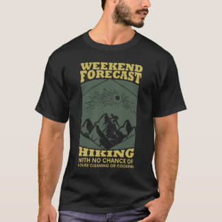 Rolig vandringscitatdesign för vandrare utomhuspro t shirt
