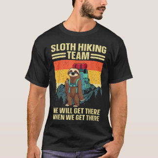Rolig vandringstema för vandrare skämt t shirt