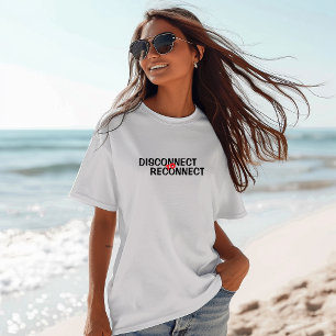 Rolig vandringströja Koppla från för att koppla om T Shirt