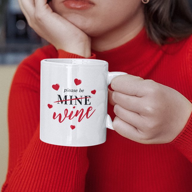 Rolig Vänligen Var Vin Kaffemugg (Skapare uppladdad)