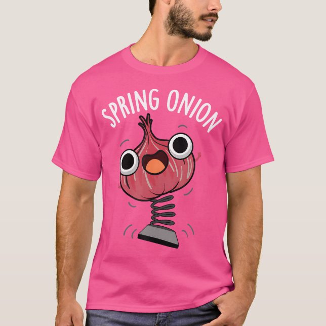 Rolig Vår Lök Punskämt T Shirt (Framsida)