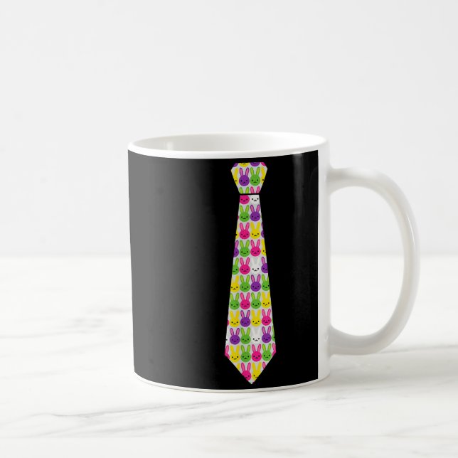 Rolig vår småbarnskjorta rolig påsk slips för män  kaffemugg (Höger)