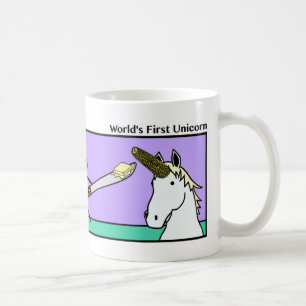 Rolig världs första UnicornStickman mugg - 095