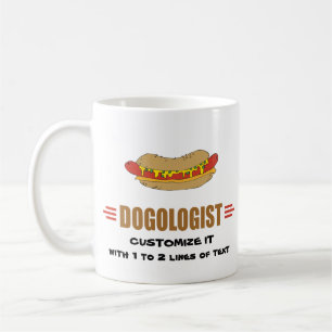 Rolig varmkorv kaffemugg