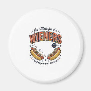 Rolig varmkorv wiener vintage skjorta design_1 magnet