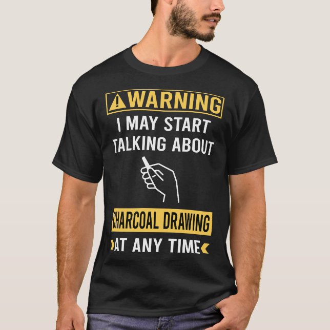 Rolig varningsteckning t shirt (Framsida)