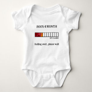 Rolig Vattenfärg Bebis Milstolpe Ensembleställ 4 T Shirt