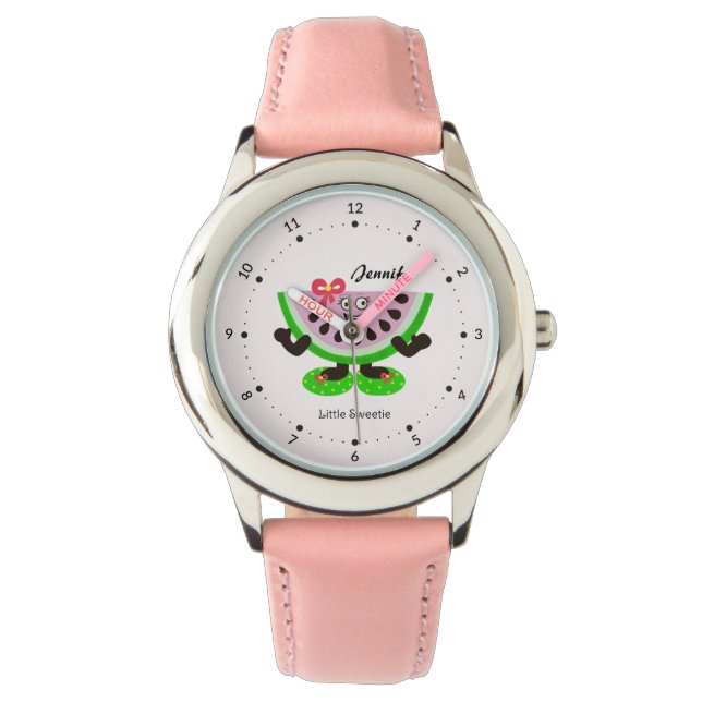 Rolig vattenmelon  armbandsur (Framsida)