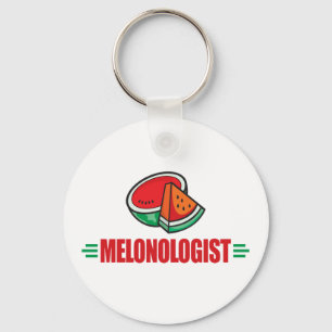 Rolig vattenmelon nyckelring