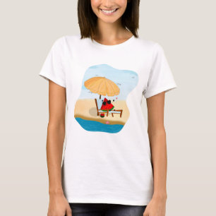 Rolig vattenmelonillustration t shirt