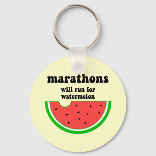 Rolig vattenmelonmaraton nyckelring