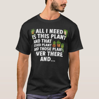 Rolig växtkonst för trädgårdsodlare som älskar väx t shirt