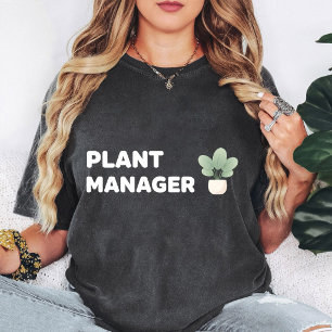 Rolig växtkrukdesign för växtchef t shirt