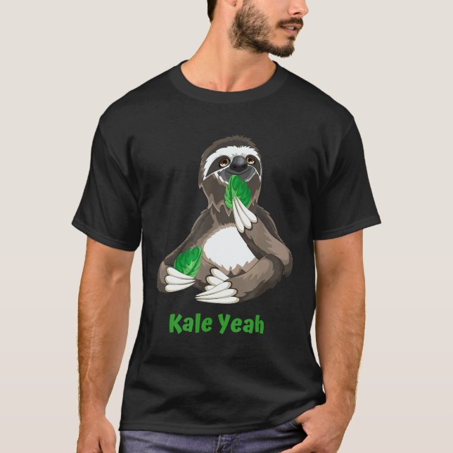 Rolig Vegan Lövbisyndikalist Grönsaks Vegetarisk P T Shirt (Framsida)