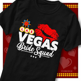 Rolig Vegas Brudtärna Snygg Sängkammarparty T Shirt