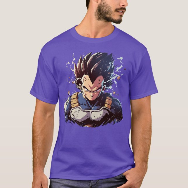 rolig vegeta stil t shirt (Framsida)
