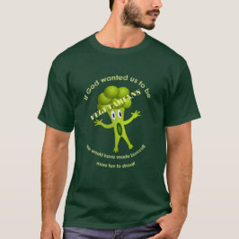 Rolig vegetarisk citationsteckenT-tröja Tee Shirt