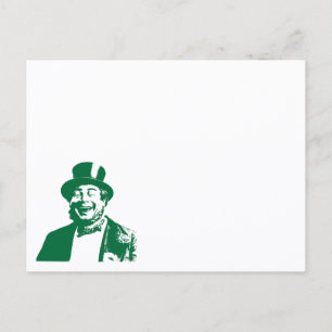 Rolig Vem Är Din Paddy Saint Patrick's Day Vykort