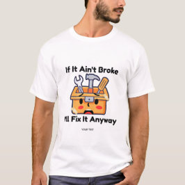 Rolig verktygslåda för hantverkare Pappaskämt Pers T Shirt