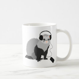 Rolig vessla för musikälskare kaffemugg
