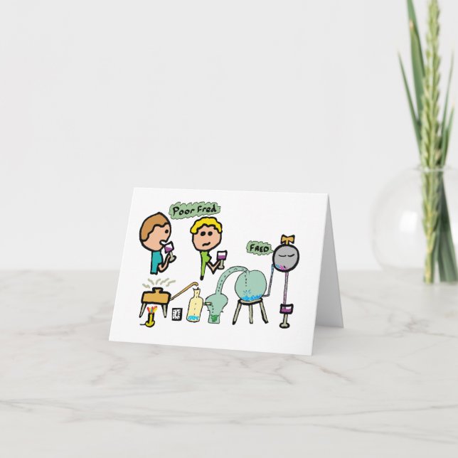 Rolig vetenskap kort (Framsida)