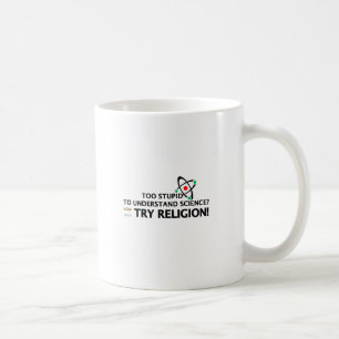 Rolig vetenskap VS religion Kaffemugg