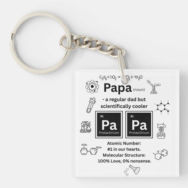 Rolig vetenskaps pappa fadersdag PaPa (Framsidan)
