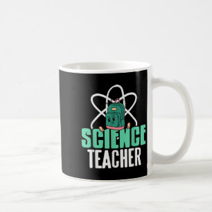 Rolig vetenskapslärare ryggsäck skola humor kaffemugg