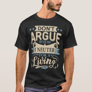 Rolig veterinär konst män kvinnor veterinär teknis t shirt