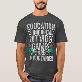 Rolig Video Spelare Gaming Nörd Killar Tjejer Cool T Shirt