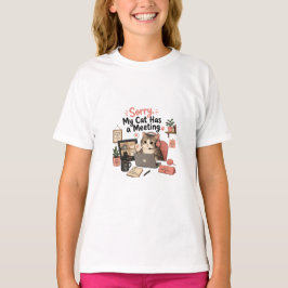 Rolig videosamtalskattemöte T-shirt