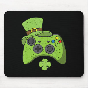 Rolig videospelskonsol St Patricks Day barn spelar Musmatta