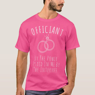 Rolig vigselförrättare online prästvigd via Intern T Shirt