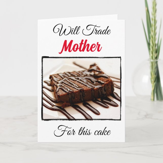 Rolig Vill Byta För: Mamma Kort (Framsida)