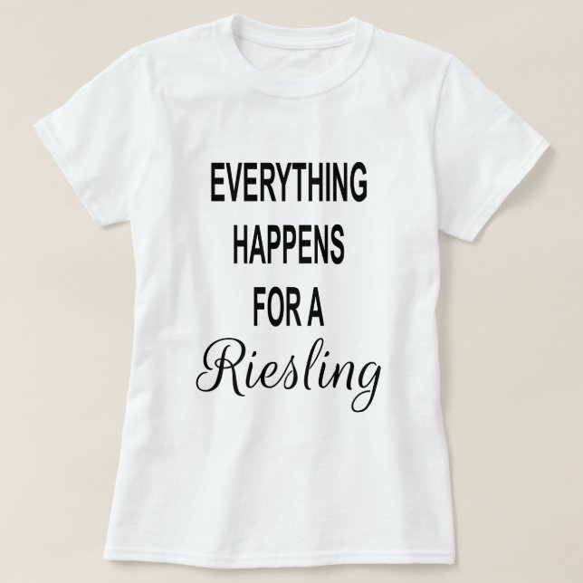 Rolig vin-citat tee shirt (Design framsida)