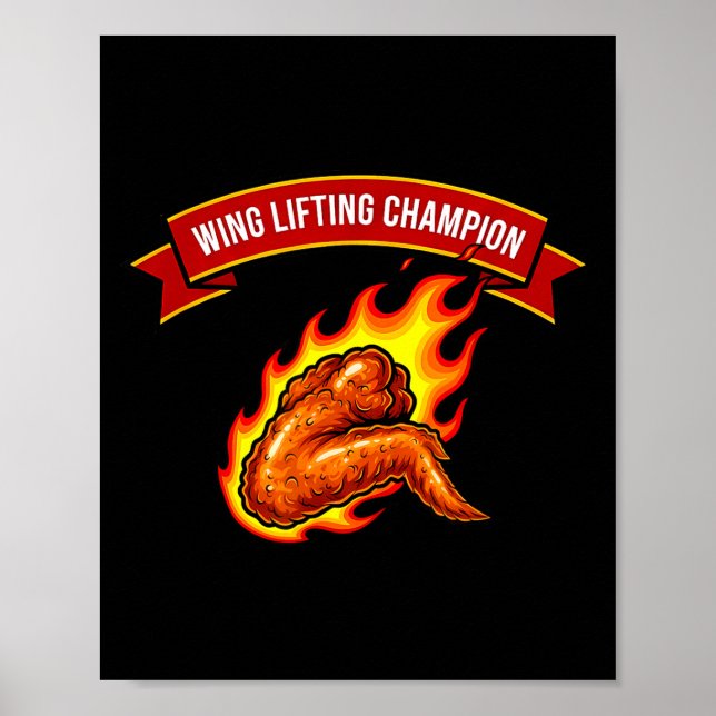 Rolig Vinglyftande Chamon Poster (Framsidan)