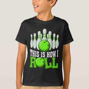 Rolig Vintage Bowling Team Bowler Bowling Älskare  T Shirt