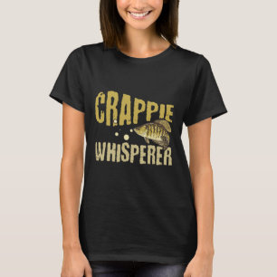 Rolig Vintage Crappie Viskaren Fiske T Shirt