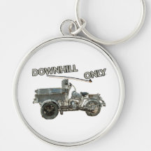 Rolig Vintage Downhill Motorcykel