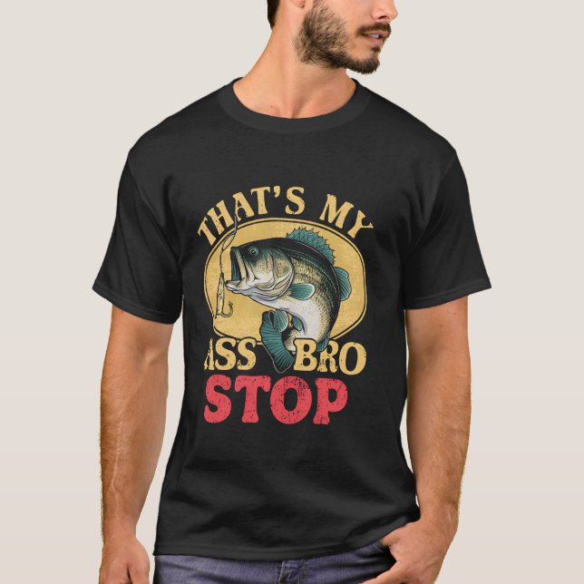 Rolig Vintage Fiskememe T Shirt (Framsida)